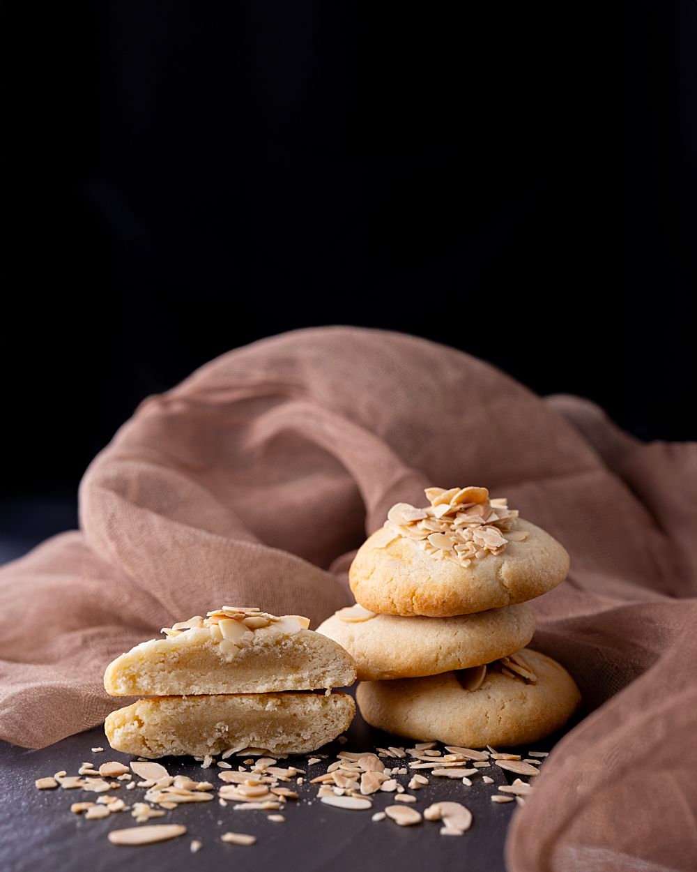 Almond Marzipan Filled Cookie