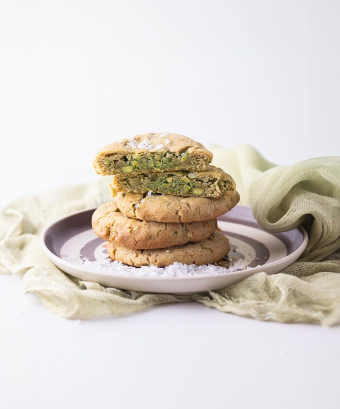 Salted Pistachio Cream Filled Cookie