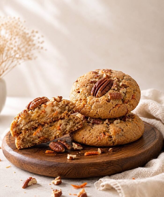 Carrot Protein Pecan Cookie