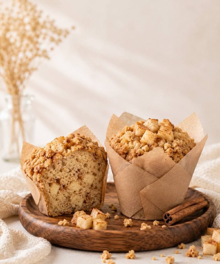 Apple Cinnamon Crumble Muffin