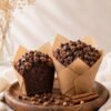 Double Chocolate Protein Cinnamon Crumble Muffin