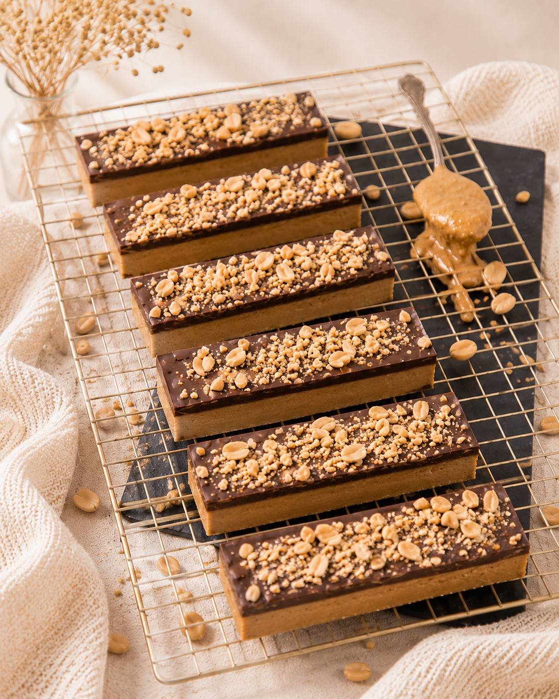 Peanut Butter Protein Bar (Gluten Free)