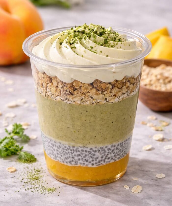 Matcha Mango High Protein Parfait