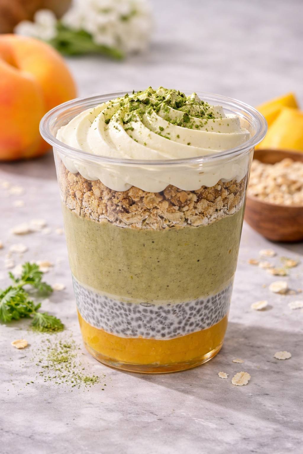 Matcha Mango High Protein Parfait